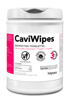 CaviWipes Multi-Purpose Disinfectant Wipes, 6 in. x 6.7 in., 160 wipes/dispenser,