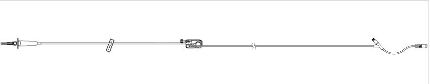 104" Plum Primary IV Set. Clave, Y-Site, Non-DEHP. 50/cs
