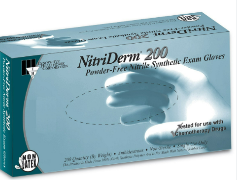 Gloves, Exam, Nitrile, PF, NS, Texture, Large, 200BX