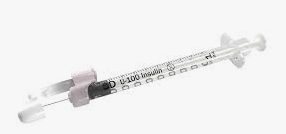 BD 1 mL SafetyGlide insulin syringe 29g x ½” 100/bx
