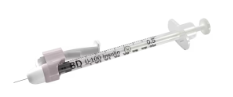 1/2 mL SafetyGlide insulin syringe 29g x ½ 100/bx 4bx/cs