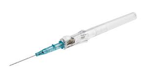 22g x 1” Insyte Autoguard BC shielded IV catheter w/ Blood Control Vialon  50/bx