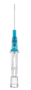 Introcan Safety IV Catheter 22 Ga. x 1 in., FEP, Straight  50/bx, 4bx/cs