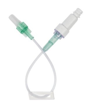 Small bore ext. set w/ ULTRASITE valve. DEHP-free, Latex-free. Length: 8"  100/cs