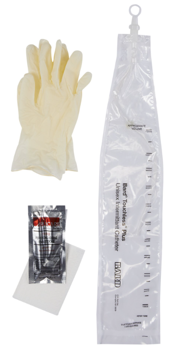 Intermittent Catheter Kits, 1100cc Collection Chamber, 14FR, 50/CS