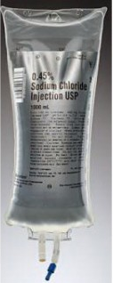 BAXTER - 0.45% Sodium Chloride 1,000mL (CS/14)