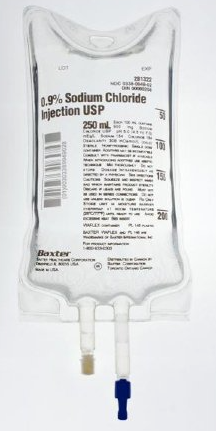 BAXTER - 250mL Sodium Chloride 0.9% (CS/36)