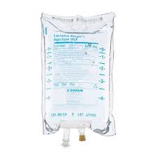 Lactated Ringers, 0.9% Sodium Chloride Injection 500mL,24/CS